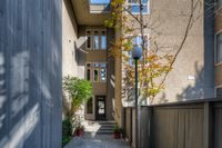 Outdoor view of apartment