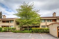 Street view of the apartments and grounds