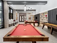 Create Winning Moments! Resident Pool Table | Apartment in Plano, TX | The Emory