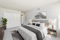bedroom at Flora Park Apartments for Rent in the center of Baltimore