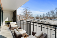 Balcony  at Flora Park Apartments for Rent in the center of Baltimore