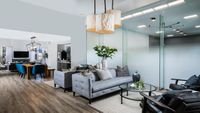 Reimagined Clubhouse featuring various comfortable seating options at the Autumn Columbia apartments.