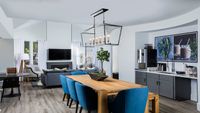 Redesigned clubhouse with coffee bar at the Autumn Columbia apartments.