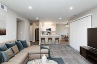 Open concept home Countertops and White Cabinetry at Autumn Town Center Columbia apartments.