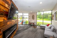 Resident Clubhouse With TV | CORE | Ames, Iowa
