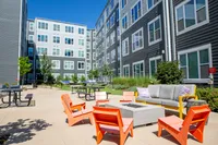 Fire Pit with Seating | The Banks Student Living | Coralville, Iowa