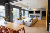 Thoughfully designed Community Clubhouse | The Banks Student Living | Coralville, Iowa