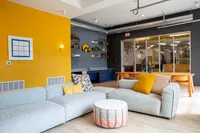Thoughfully designed Community Clubhouse | The Banks Student Living | Coralville, Iowa