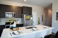 Inviting Kitchen | The Banks Student Living | Coralville, Iowa