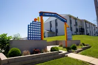 Signage Entrance | Campus View & Kirkwood Court | Cedar Rapids, Iowa