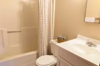 Bathroom | Campus View & Kirkwood Court | Cedar Rapids, Iowa