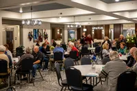 Residents in Celebration Room | Attivo Trail Ankeny | Ankeny, Iowa