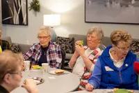 Residents Enjoying Breakfast | Attivo Trails Waukee | Waukee, Iowa