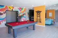 Pool Table in Game Lounge | 2700 Lincoln | Ames IA Student Apartments