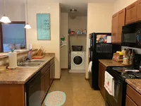 Kitchen and Laundry at Riverwood Apartments