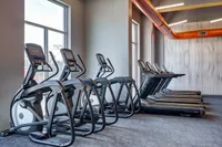 24-hr Fitness Center at The Banks Apartments, Coralville Iowa