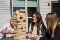 Residents enjoying Sky Deck | CORE Apartments in Ames, IA