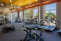 24-hr Fitness Center at The Banks Apartments, Coralville Iowa