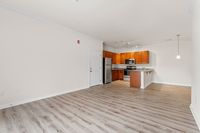 open kitchen and living room