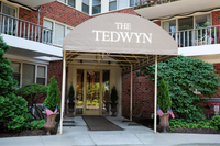 Secure code entry system at the entrance of a 55+ apartment building on the Main Line in Philadelphia.