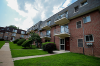 Private apartment entrances at Valley High Apartments in Roxborough for added privacy and convenience