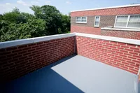 Spacious balcony perfect for outdoor seating at Bryn Mawr apartment community