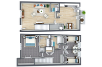 Three bedroom townhome
