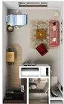 Studio 3D Furnished