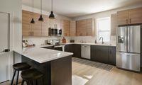 WeHo Nashville townhomes for rent with quartz counter tops.