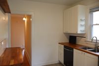 kitchen with shelves at 1114 mound st