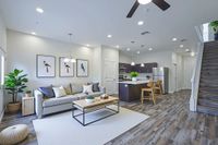Belcara Luxury Townhomes Living Room & Kitchen