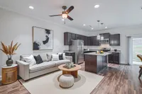 Belcara Luxury Townhomes Living Room & Kitchen