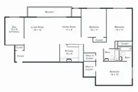 3BR/2BA