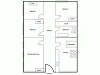 3BR/1BA Plus