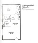 Floor Plans 1 Bedroom