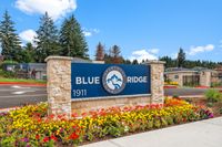 Main Entry Sign Main Entry Sign l Luxury Apartments and Townhomes for Rent in Bremerton, WA l Blue Ridge Apartments