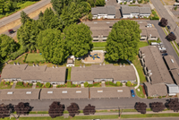 Beautiful aerial view of the community with green spaces and amenities.
