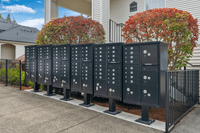 Convenient community mailboxes for secure and easy package pickup.
