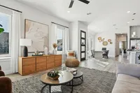living and dining area