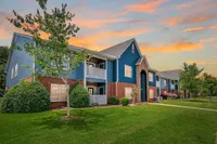 The Grand Reserve at Madison Exterior of homes at sunset