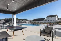 Sanctuary at Indian Creek Outdoor ping pong and swimming pool