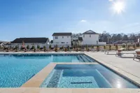 Sanctuary at Indian Creek Sparkling Swimming Pool and hot tub at Sanctuary at Indian Creek