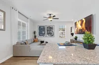 Sanctuary at Indian Creek Large island overlooking furnished living room