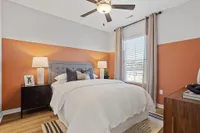 Sanctuary at Indian Creek Furnished bedroom with full bed set