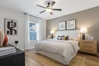 Sanctuary at Indian Creek Primary bedroom with king sized bed