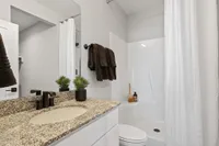 Sanctuary at Indian Creek Furnished bathroom with tub/shower combo