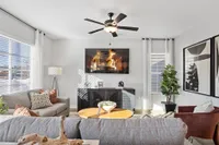 Sanctuary at Indian Creek Furnished living room with couches and chairs