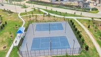Villas at Sunterra tennis courts
