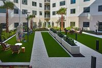 Luna at Viera community courtyards