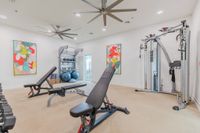 Tradition at Palm Aire Fitness center with free weights